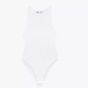 zara racer back body suit